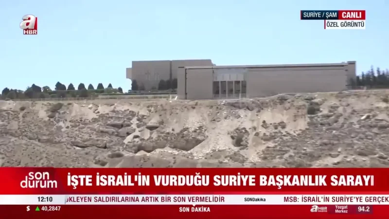 Suriye Başkanlık Sarayı görüntüsü