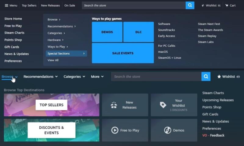 Steam Mağazası Yenilendi: Bağımsız Oyunlar İçin Riskler Neler? | TrendsOmni Dijital Haber Portalı